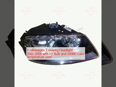 V-olkswagen T-ouareg Headlight  2002-2006 with H7 Bulb and 5000K Color Temperature used