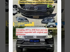 T-o-uareg 2011 to 2018 front and rear bumpers upgraded with original used accessories