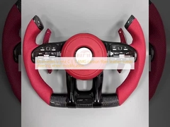 M-ercedes b-enz C E S AMG carbon fiber leather suede steering wheel modification