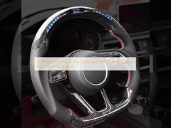 All Models Of A-u-di Are Equipped With Leather Carbon Fiber Steering Wheels