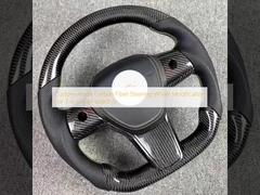 Custom-made Carbon Fiber Steering Wheel Modification For T-e-s-la M-odel3 /y