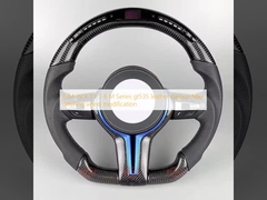 B-M-W X 1 3 5 6 M Series gt535 leather carbon fiber steering wheel modification 