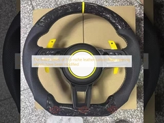 The entire series of P-o-rsche leather carbon fiber steering wheels have been modified