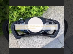 A-u-di A4L5A6LA7 Q5LQ7 carbon fiber/suede/perforated steering wheel modification