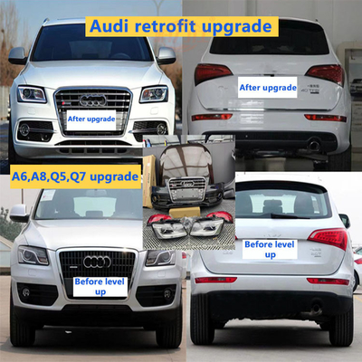 2018 2017 A-Udi A6L Rear Bumper Replacement 2012-2015 Upgraded C7PA 18 Sport