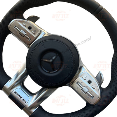 2nd hand Carbon Fiber Auto Steering Wheel Assembly For M-E-Rcedes B-Enz W222 AMG