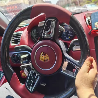 Revamped Carbon Fiber Auto Steering Wheel Reconditioned P-Orsche 911 P-Alamela C-Ayenne 718