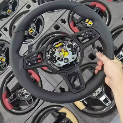 Revamped Carbon Fiber Auto Steering Wheel Reconditioned P-Orsche 911 P-Alamela C-Ayenne 718