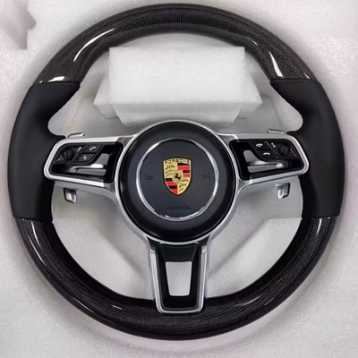 Revamped Carbon Fiber Auto Steering Wheel Reconditioned P-Orsche 911 P-Alamela C-Ayenne 718