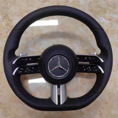 M-Ercedes B-Enz ML Refurbished Steering Wheel Peach Leather AMG Carbon Fiber