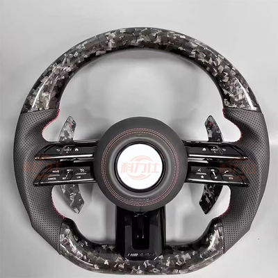 M-ercedes b-enz C E S AMG carbon fiber leather suede steering wheel modification