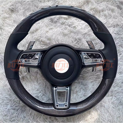 P-o-rsche 911/922 P-anamera Cayenne 718Macan leather carbon fiber steering wheel