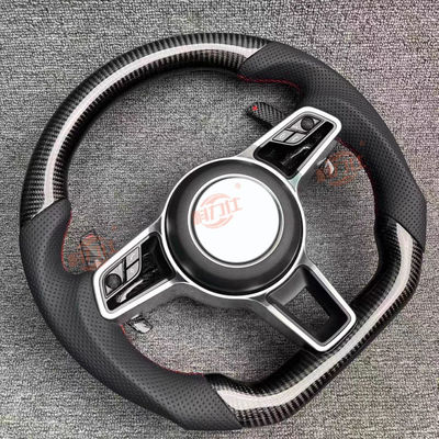 P-orsche C-a-yenne steering wheel P-a-namera M-acan7-18 9-11 modified with carbon fiber