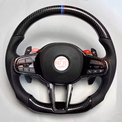 All B-M-W models have been modified with leather carbon fiber steering wheels