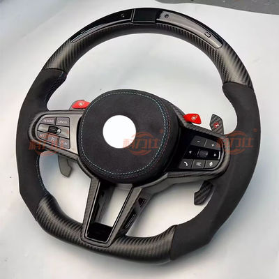 All B-M-W models have been modified with leather carbon fiber steering wheels