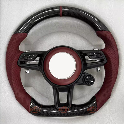 The entire series of P-o-rsche leather carbon fiber steering wheels have been modified