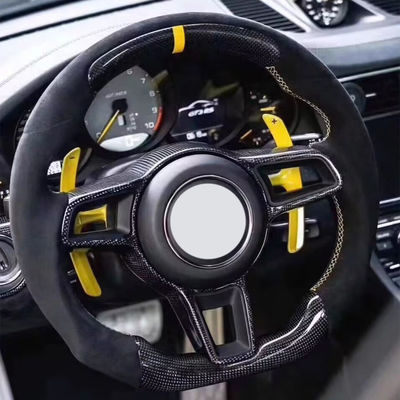 P-orsche has updated the steering wheel of the 911 718 B-oxster Ma-can P-anamera