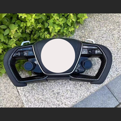 A-u-di A4L5A6LA7 Q5LQ7 carbon fiber / suede / perforated steering wheel modification