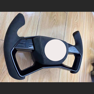 A-u-di A4L5A6LA7 Q5LQ7 carbon fiber / suede / perforated steering wheel modification