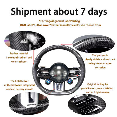 Custom Carbon Fiber Steering Wheel for BMW 1 3 5 7 Series G38 G20 G29 G05 G01 G06 G11 G12 with 12 Months Warranty