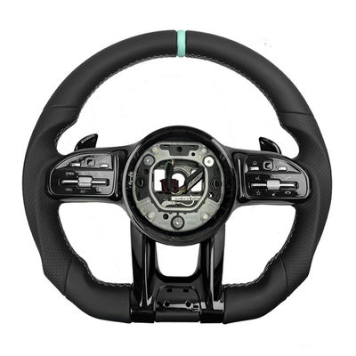 Leather Carbon Fiber Multi-functional Sports Steering Wheel for Audi Q5 A4 A6 Q7 2009-2021 2016-2024 2010-2024