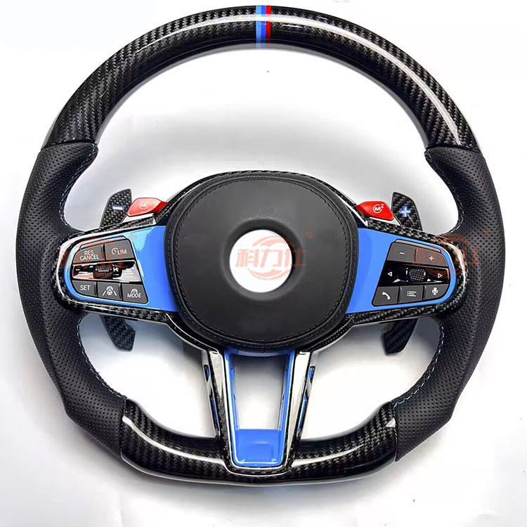All B-M-W models have been modified with leather carbon fiber steering wheels