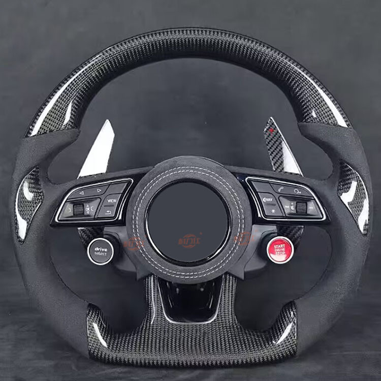 Modified carbon fiber steering wheel for A-u-d-i A4LA5A6LA7Q5A3Q3Q7S4RS4