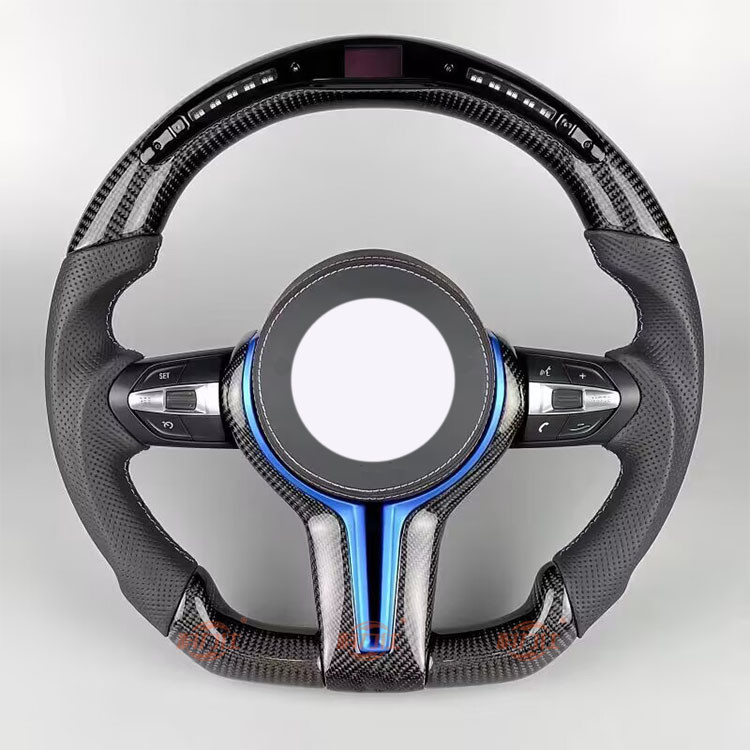 B-M-W X 1 3 5 6 M Series Gt535 Leather Carbon Fiber Steering Wheel Modification