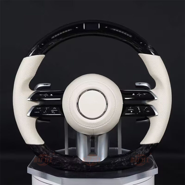 B-E-Nz A-M-G Carbon Fiber Steering Wheel A-E-C-SG GLC-260GL-CLS Large GT Modified