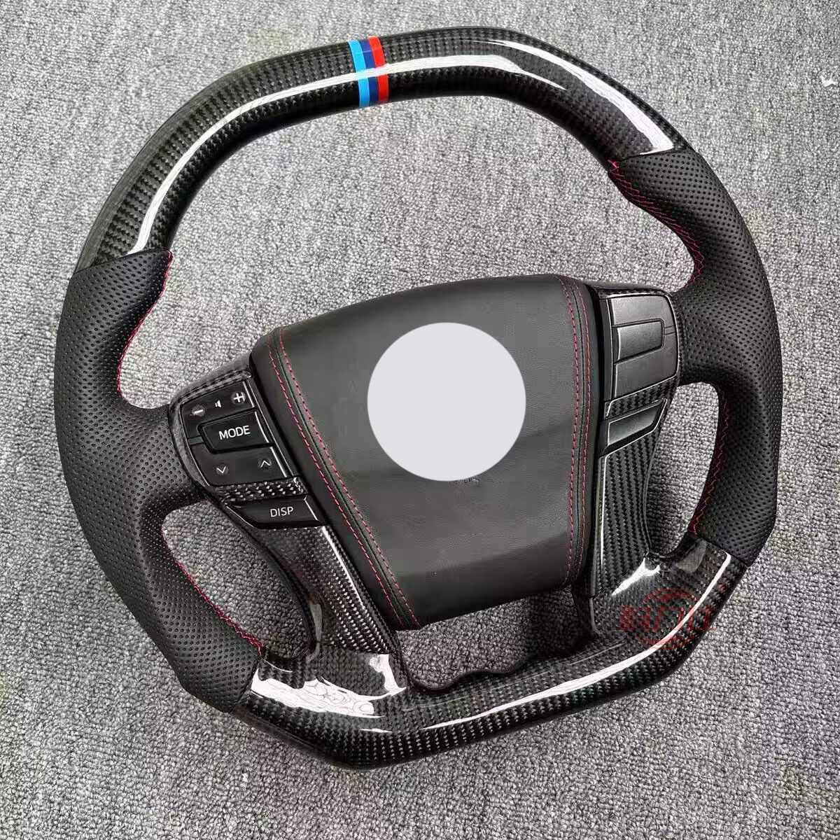 T-o-yota R-eiz leather carbon fiber steering wheel modification