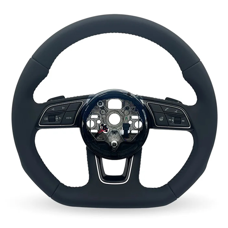 Custom Wood Steering Wheel for Audi A8 A6L Classic High-Quality 2000-2024