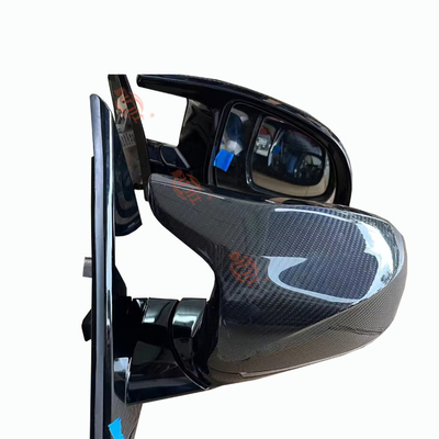 B-M-W X5M F85 ไดรเวอร์ไฟเบอร์คาร์บอน กระจกมองหลังภายนอก อะไหล่รถมือสองกล้อง 360
