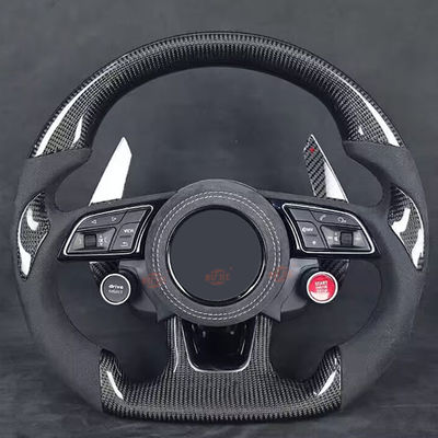 Τροποποιημένο τιμόνι από ίνες άνθρακα για A-u-d-i A4LA5A6LA7Q5A3Q3Q7S4RS4